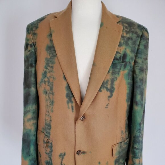 Loro Piana cashmere sweater jacket blazer blue green brown black gray tan 42 XL - Picture 3 of 10